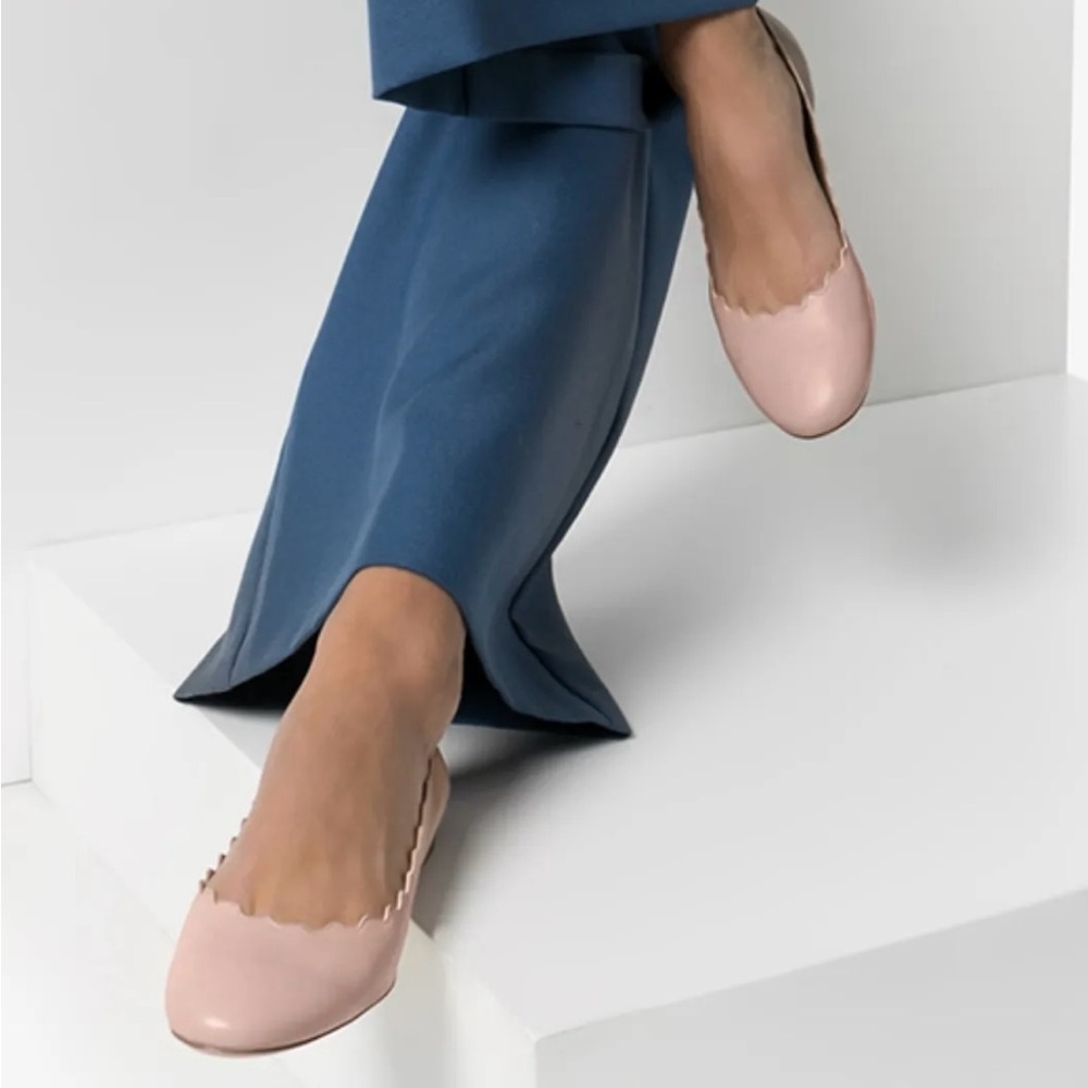 Chloe Pink Ballet Flats